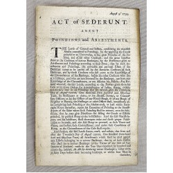 Act of Sederunt Anent Poindings and Arrestments ... Concerning the Admission of Agents and Solicitors